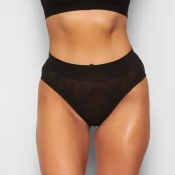 SKIMS Other - NWT Skims Summer Mesh Brief Onyx Size XS